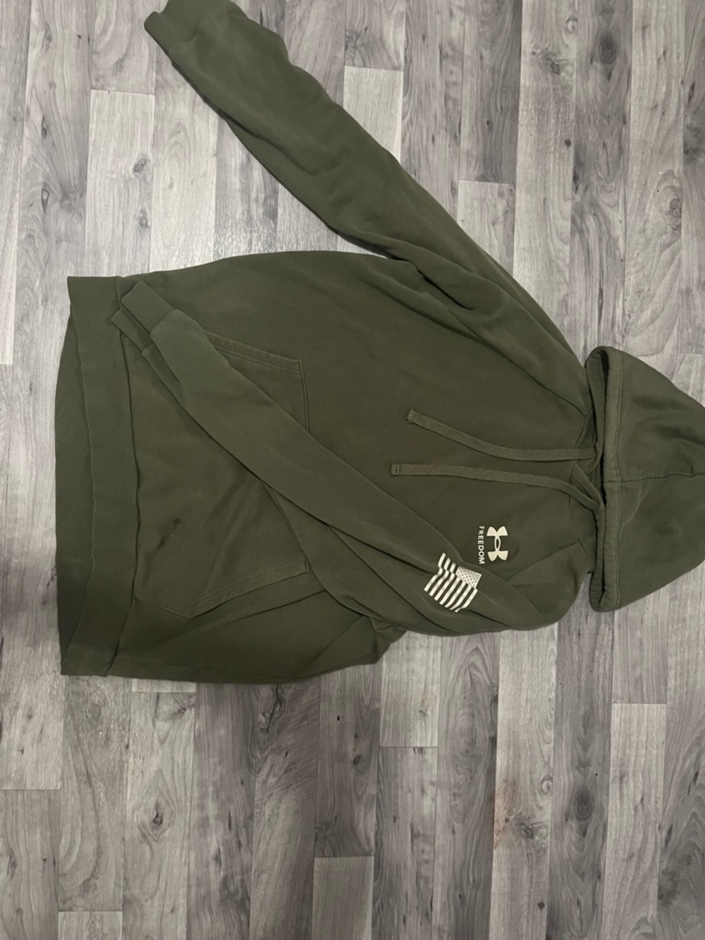 Under Armour Olive Hooded Pullover